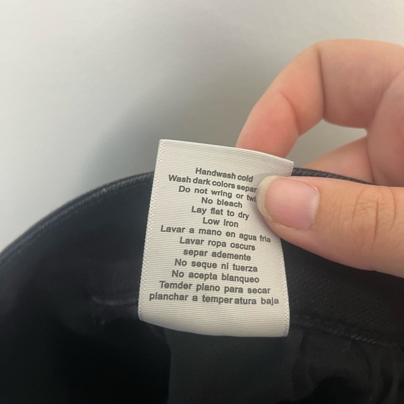 Judy Blue High Rise Button Fly Wide Leg Crop Jeans- Ivory Gem size 18 W - Picture 6 of 6